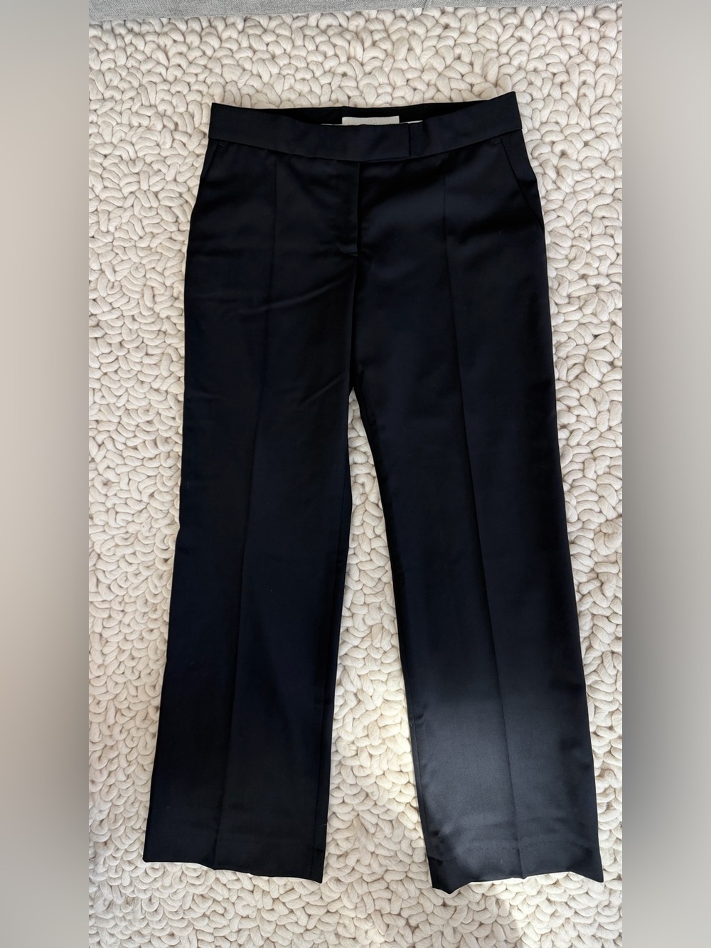 Stella McCartney Jasmine wool-twill trousers black IT40 (US4 UK8)
